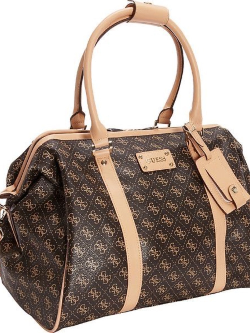 GUESS Logo Affair Travel Tote / Carry-On Bag – Monogram Weekender